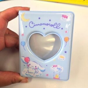 🍒🍒 Cinnamoroll Heart-Shaped Photo Frame or Card Holder